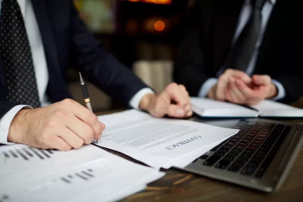 Policy agreement discussion and contract verification
